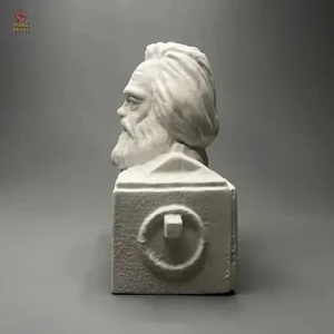 Buste en plâtre de Karl Marx
