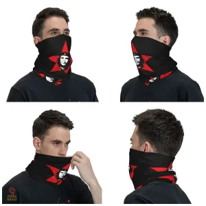 Masque Che Guevara avec motif étoile rouge, look audacieux