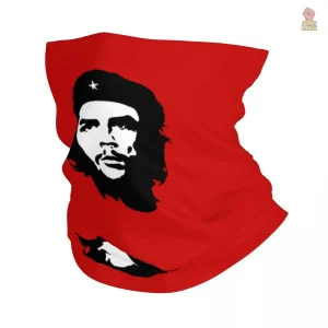 Cache cou Che Guevara rouge en tissu confortable et stylé