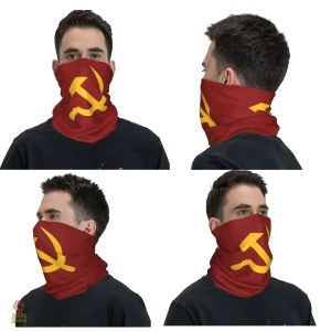 Accessoire communiste, cache-cou avec emblème emblématique