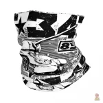 Cache-cou noir et blanc Tank T-34, accessoire communiste