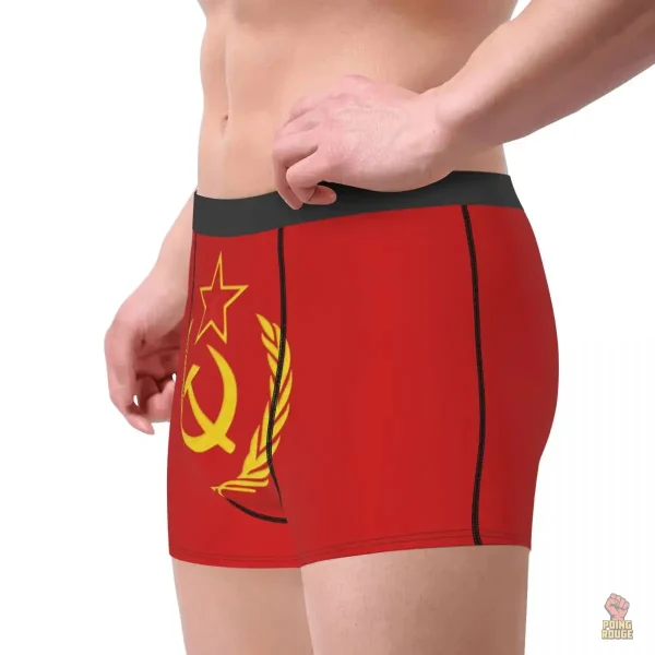 Boxeur CCCP en rouge, design iconique communiste