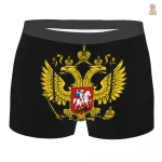 Caleçon boxeur Russie aigle bicéphale argenté - vue 2