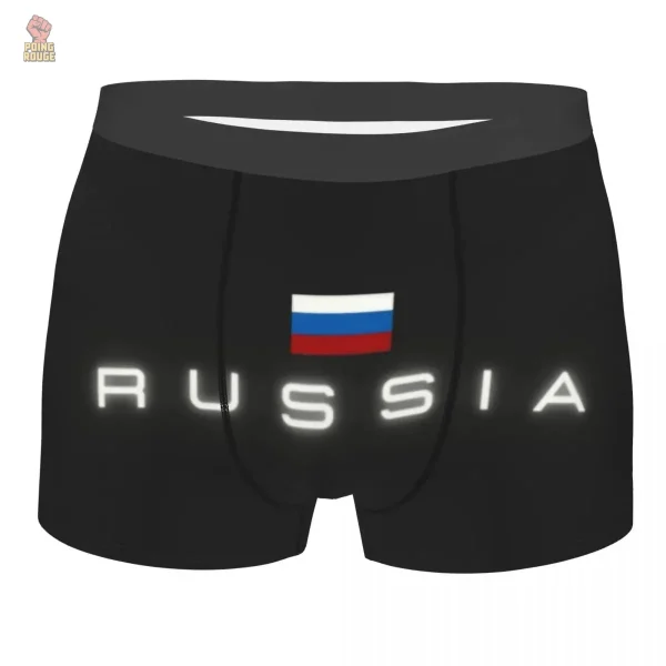 Caleçon avec design russe et aigle doré