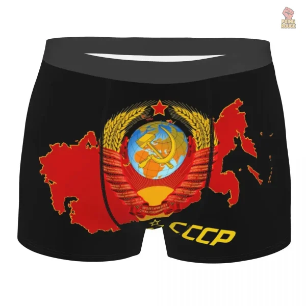 Caleçon boxeur Russie aigle bicephale doré - vue 7