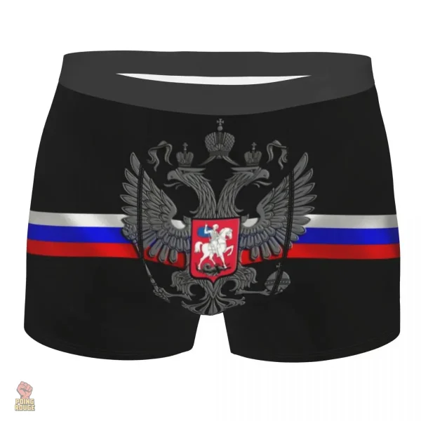 Caleçon boxeur Russie aigle bicephale doré - vue 9