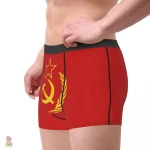 Caleçon homme style communiste aigle