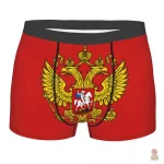 Caleçon homme avec aigle doré emblématique