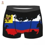 Caleçon boxeur Russie drapeau aigle impérial