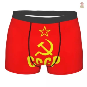 Caleçon Communiste, modèle CCCP, look distinctif et engagé