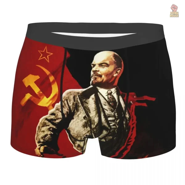 Caleçon inspiré du communisme, design Lénine distinctif