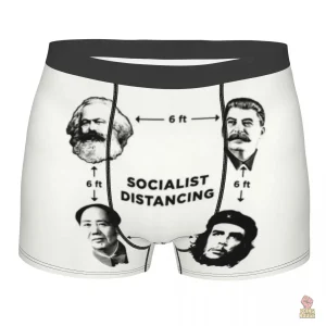 Caleçon "Socialist Distancing" au design engagé