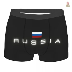 Caleçon moderne noir inspiré par le style russe