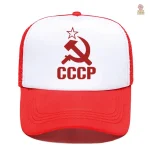 Casquette CCCP ajustable en style communiste