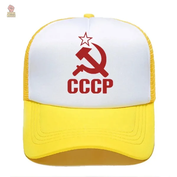 Casquette CCCP pour un look rétro et décontracté
