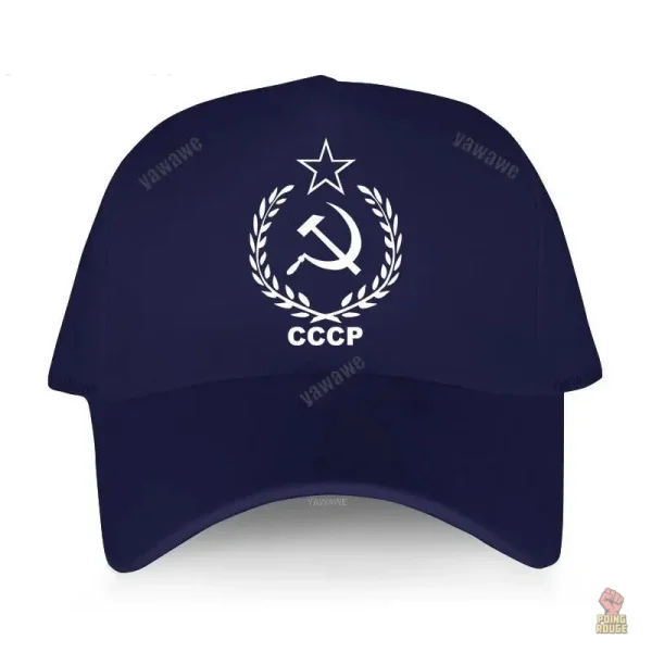 Casquette de style communiste CCCP en coton