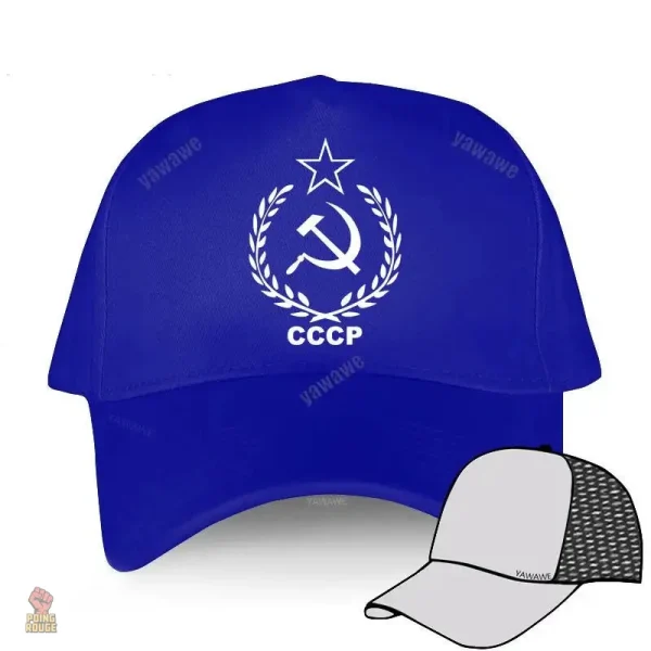 Casquette baseball CCCP, design emblématique