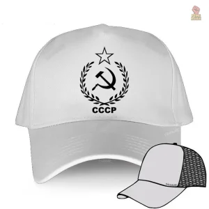 Accessoire de mode : casquette CCCP en coton