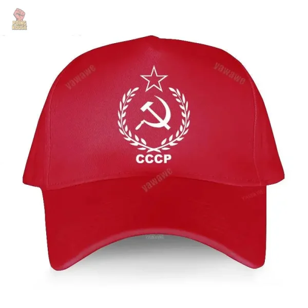Casquette CCCP, modèle en coton durable