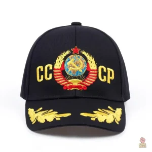 Casquette CCCP avec emblème brodé, style communiste