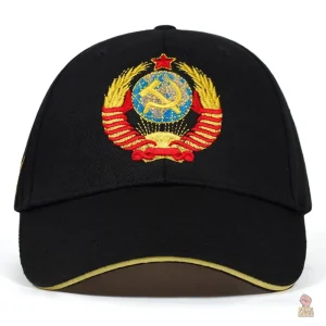 Casquette communiste CCCP, symbole iconique sur le devant