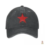 Casquette CCCP étoile rouge en denim vintage