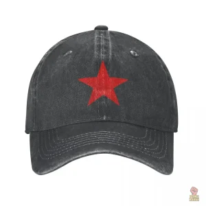 Casquette CCCP étoile rouge en denim vintage