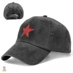 Casquette vintage avec étoile rouge CCCP