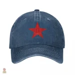 Accessoire tendance en denim CCCP vintage