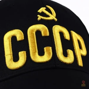 Casquette classique CCCP en noir