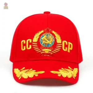 Casquette CCCP avec emblème brodé, style communiste