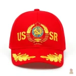 Casquette CCCP avec emblème national brodé