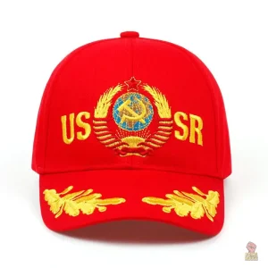 Casquette CCCP avec emblème national brodé