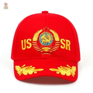 Casquette communiste avec design emblématique CCCP