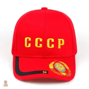 Casquette CCCP avec logo brodé en style communiste