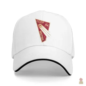 Casquette communiste inspirée du satellite sputnik soviétique