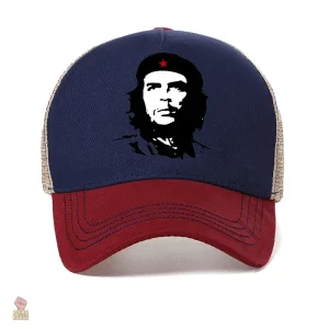 Casquette Che bicolore avec emblème emblématique de Guevara
