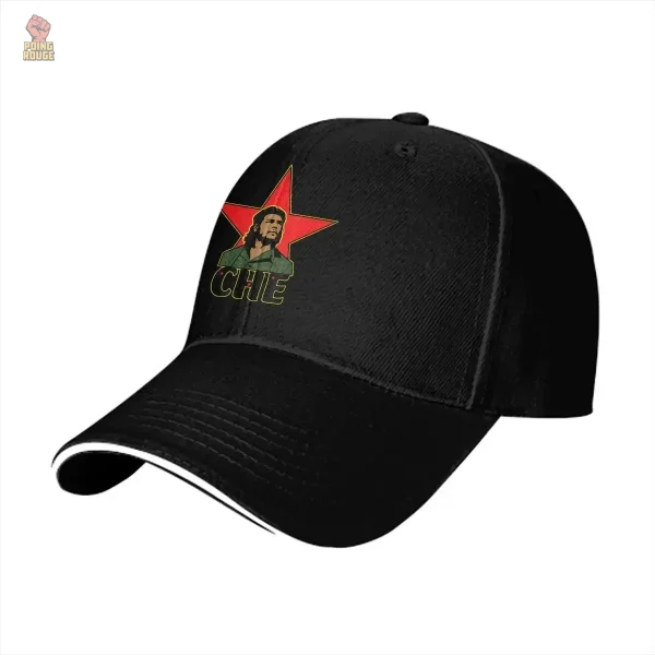 Visière classique sur casquette Che Guevara
