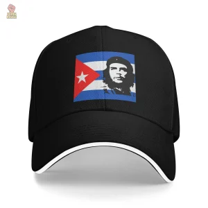 Casquette Che Guevara avec drapeau de Cuba