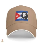 Casquette noire Che Guevara, drapeau Cuba