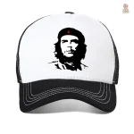 Casquette Che noire et blanche au design emblématique