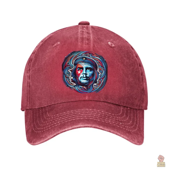 Casquette courbée affichant le visage de Che Guevara