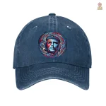 Casquette tendance avec design Che Guevara en coton