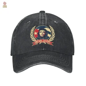 Casquette Che Guevara avec drapeau cubain