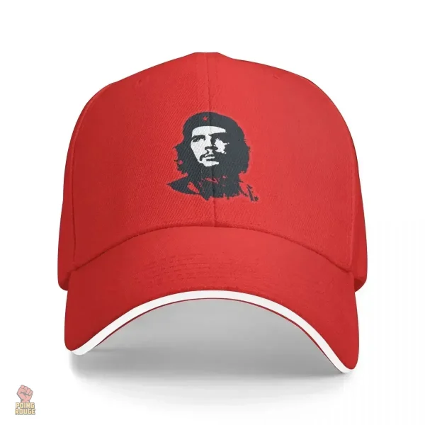 Casquette rouge inspirée par Che Guevara, style urbain