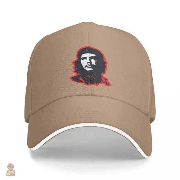 Casquette tendance Che Guevara, modèle ajustable rouge