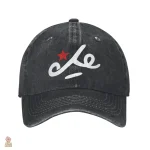 Casquette Che Guevara en denim avec étoile emblématique