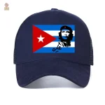 Casquette Che Guevara Cuba en bleu
