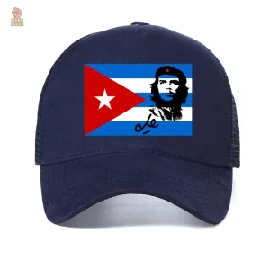 Casquette Che Guevara Cuba en bleu