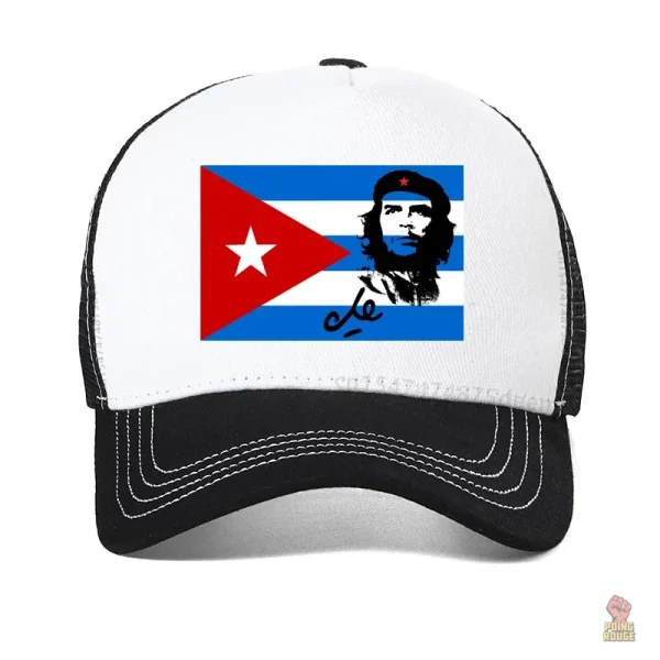 casquette-cuba-che-guevara-signature-1 Casquette Cuba Che Guevara en design emblématique
